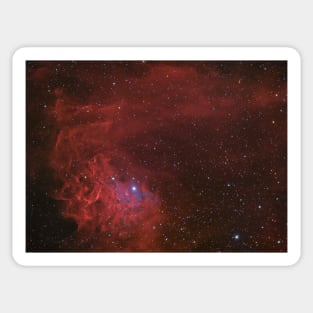 Flaming star nebula in the constellation Auriga Sticker